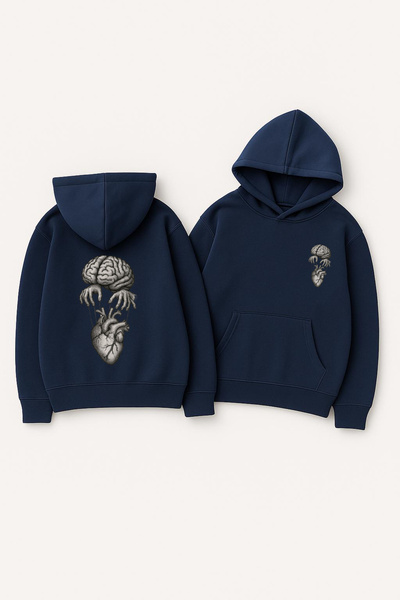 CLASSY.MODA Unisex cu glugă supradimensionat cu imprimeu Swea tricou – Ilustr...