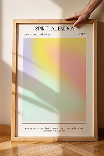 Saturn Slika uokvirena duhovnom energijom Boje auri energije - Duhovna energija