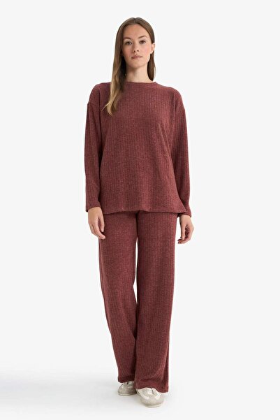 DeFacto Regular Fit Crew Neck Long Sleeve T-Shirt E9903Ax25Wn