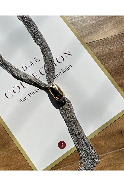 dijle collection VIP Zincir Kravat Kolye