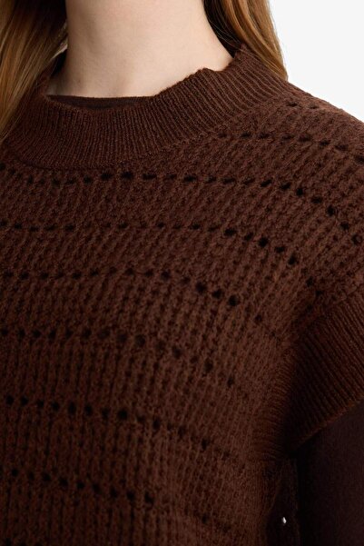 DeFacto Regular Fit Crew Neck Knitwear Sweater G6358Ax25Wn