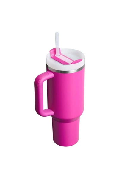 Stanley Quencher H2.O Flowstate ™   Tumbler Thermos with Straw 1.18L Flask with Straw Fuchia