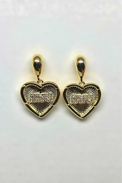 MatmazelLavinya حلق القلب الذهبي