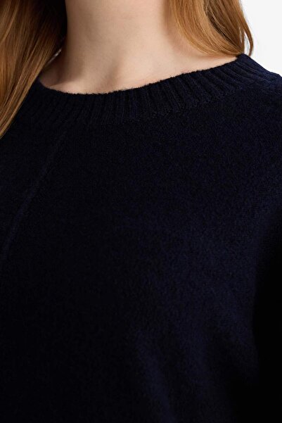 DeFacto Loose Fit Crew Neck Knitwear Sweater Tunic F4547Ax25Wn