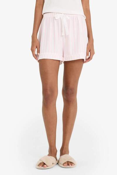 DeFacto Pantaloni scurți cu dungi cu potrivire normală F6991AX25AU