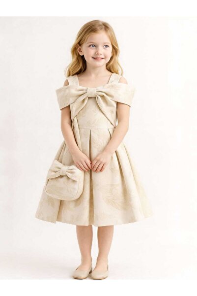 KATIA ✨   Girl's Evening Dress 6-10 Years Old – Luxury Party Dress with Bow D...
