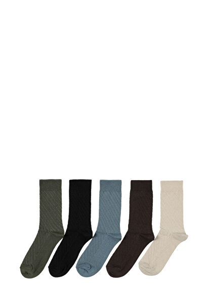 Polaris CLINDIR 5LI SKT-M 5PR Çok Renkli Erkek Soket Çorap