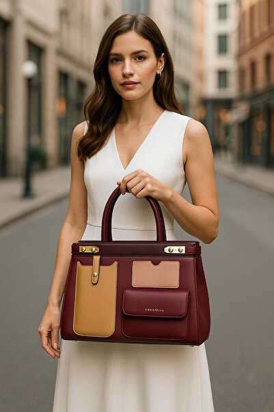 Generic CHRISBELLA Women’s Stylish Handbag with Wallet – Elegant Daily Fashion Tote Bag-33cm*23cm