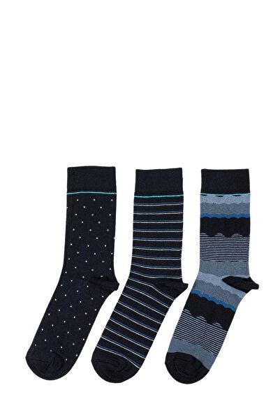 Polaris BORA 3LU SKT-M 5PR Çok Renkli Erkek Soket Çorap