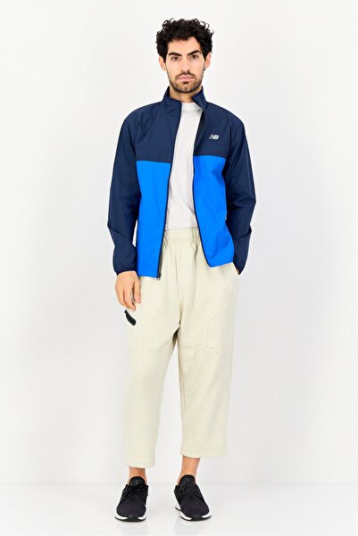 New Balance Men Standard Fit Long Sleeve Training Windbreaker Jacket, Multicolor