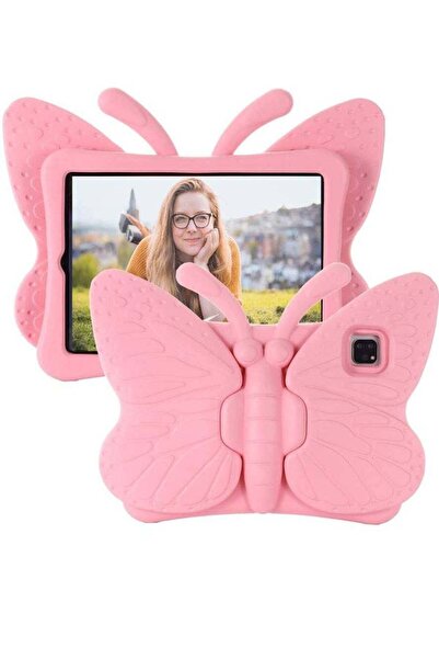 HYX Butterfly Kids Case with Kickstand for iPad 11th Gen (11") / 10th Gen (10.9"), Pink