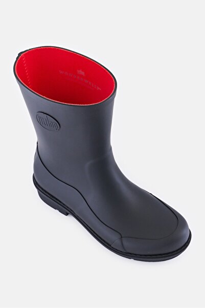 Fitflop Women Wonderwelly Short Slip On Ankle Boots, Black