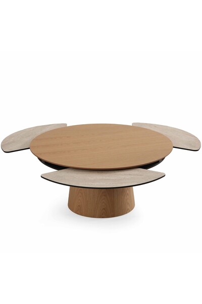 SHOWDEKO Sense Meşe Akıllı Açılır Mekanizmalı Orta Sehpa