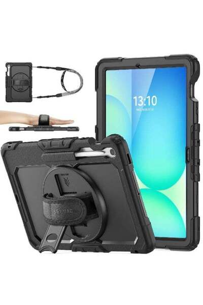 HYX Case for Samsung Galaxy Tab S10 FE Plus/S10 FE+ 13.1 inch (2025) Shockproof, Black