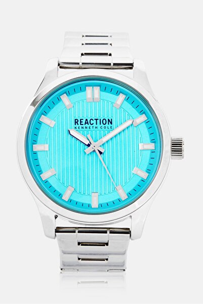 Kenneth Cole Reaction Men KRWGG7007903 Stainless Steel Analog Watch 45 mm, Silver