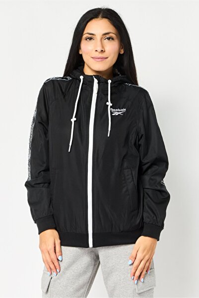 Reebok Women Sportswear Fit Long Sleeve Training Jacket, Black