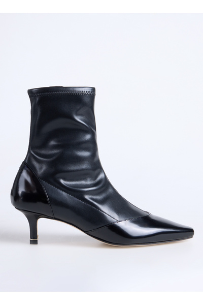 BOSS Siyah Kadın Topuklu Bot Charlize_Btie50_ABSR