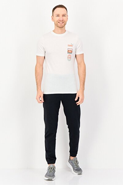 Puma Men Sportswear Fit Short Sleeve Outdoor T-Shirt, White