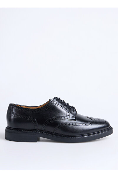 Polo Ralph Lauren Siyah Erkek Klasik Ayakkabı ASHER WGTIP-DRESS SHOE-WINGTIP