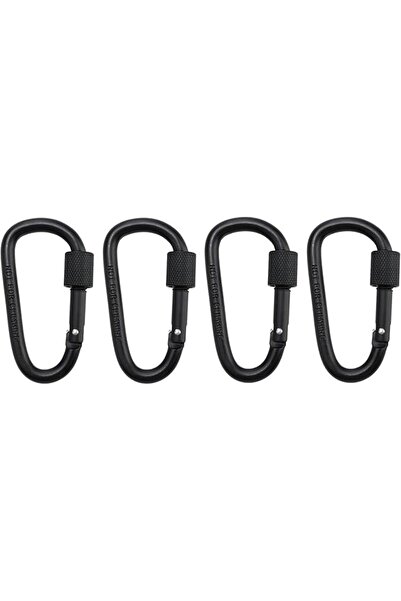 Arabest D Ring Locking Carabiner Clips, Aluminum Carabiners Duty, for Outdoor, Backpack, Hiking, Travel