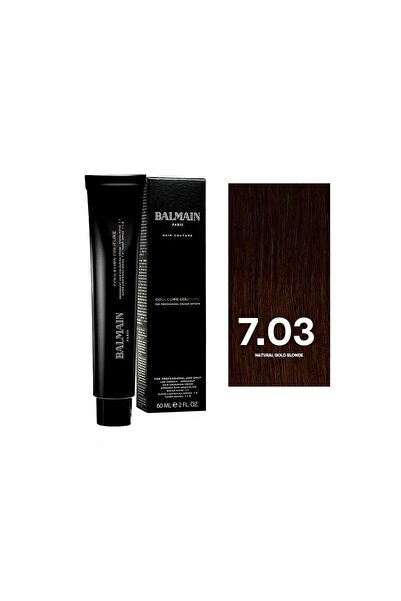 OEM Balmain Professionnel, Couleurs Couture, Permanent Hair Dye, 7.03 Gold Blonde, 60 ml