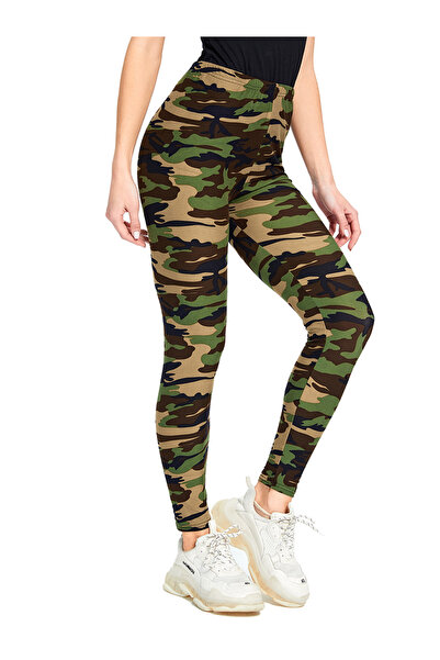 FridayIn Female Street style Camouflage Slim Leggings