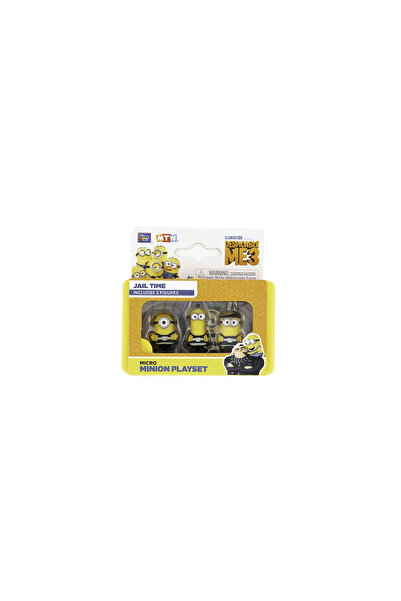 OEM Despicable Me 3, Minions, Jail Time, Collectible Figures, For Boys, 4+ years, 3 pcs