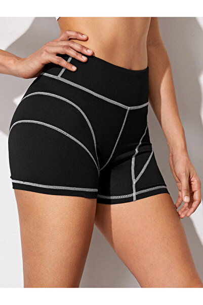 FridayIn Female Sports Color contrast Slim Leggings