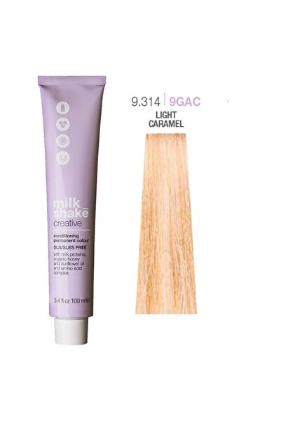OEM Milk Shake, Creative, SLS/SLES-Free, Permanent Hair Dye, 9.3149GAC Gold Ash Cooper Very Light Blond,