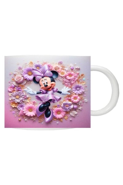CRD PRINT Personalized mug "Minnie 3" 330 ml - white