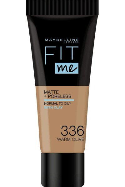 OEM Maybelline, Fit Me Matte + Poreless, Fond de Ten Lichid, 336, Măsline Cal...