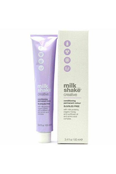 OEM Milk Shake, Creative, SLS/SLES-Free, Permanent Hair Dye, 7.6667RRR Fire Red Medium Blonde, 100 ml