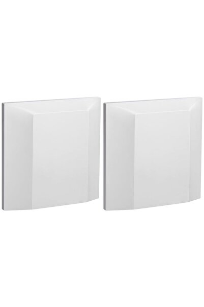 Raco منفذ كابل ماليا سينسز أحادي القناة - 45 أمبير (عبوة من قطعتين)، أبيض مطفي