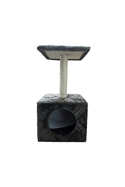 FelineGo لعبة خدش القطط - كوخ واحد + سرير بني واحد