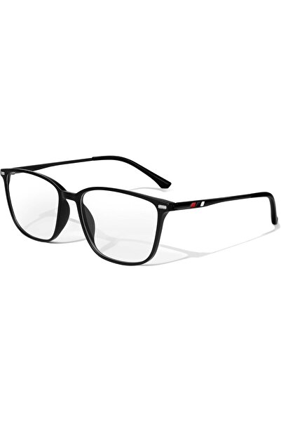 KANASTAL Blue Light Blocking Glasses - Resin Square Frame, Clear AC Lenses