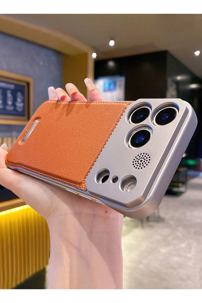 Generic For iPhone 17 Pro Compatible Leather Aromatherapy Magsafe Supported Case