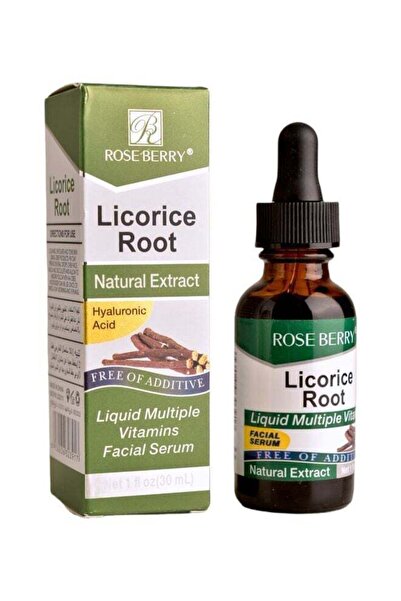 ROSE BERRYY سيروم الوجه بخلاصة التوت الوردي مع خلاصة جذر عرق السوس الطبيعي وف...