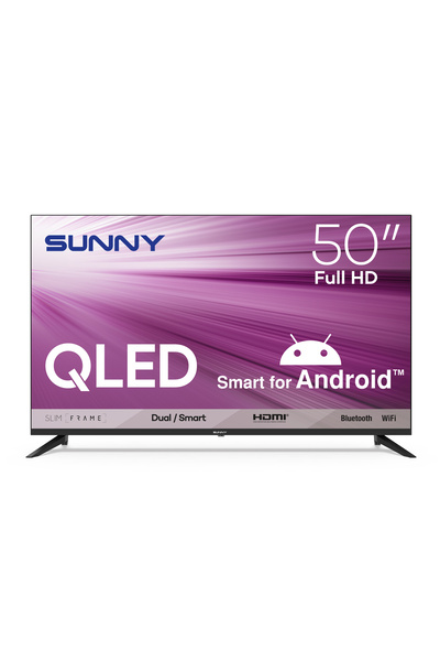 Sunny 50'' SN50QFPRL-A14S FRLS FHD PERLA AND. SMART QLED SİYAH