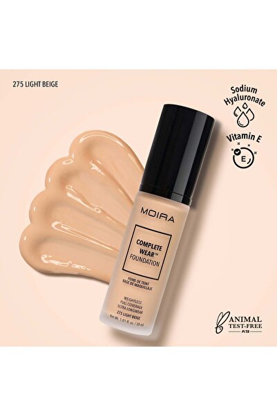 MOİRA Complete Wear™ Foundation (275, Light Beige)