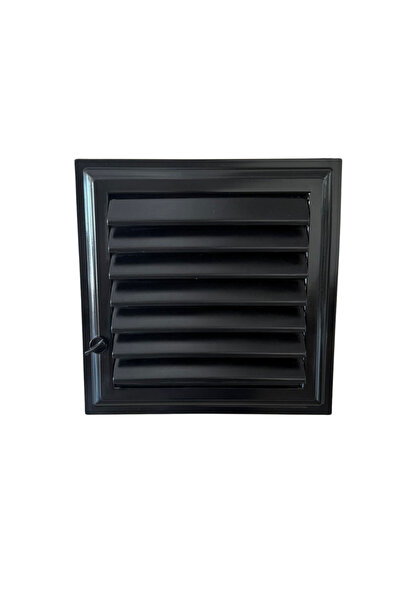 Canowe 45x45 Siyah Banyo Menfezi Plastik