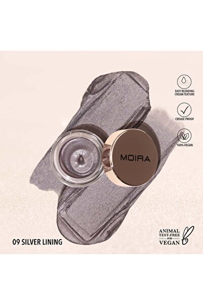 MOİRA ظلال العيون الكريمية اللامعة من إيفرلاست (009، سيلفر لاينينج)