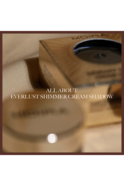 MOİRA Everlust Shimmer Cream Shadow (001, Pearl White)