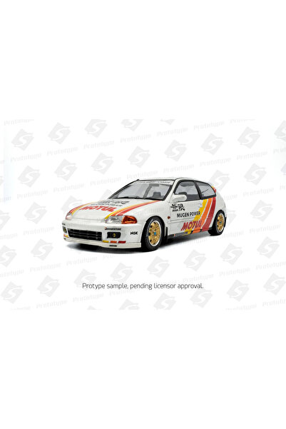 Solido Macheta auto, Honda Civic (EG6) Works Mugen Racing, Alb, 1992 1:18