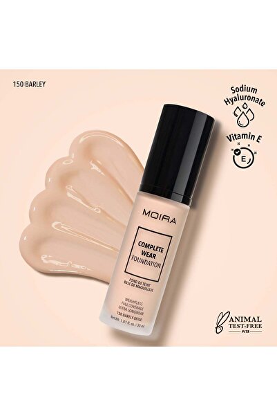 MOİRA Complete Wear™ Foundation (150, Barley Beige)