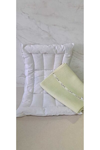 yün de yün مجموعة مشد صدر من الصوف ووسادة من الصوف للظهر والخصر