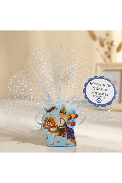 HünerHediye Atlı ve Balonlu Sünnet Magneti (25 Adet)