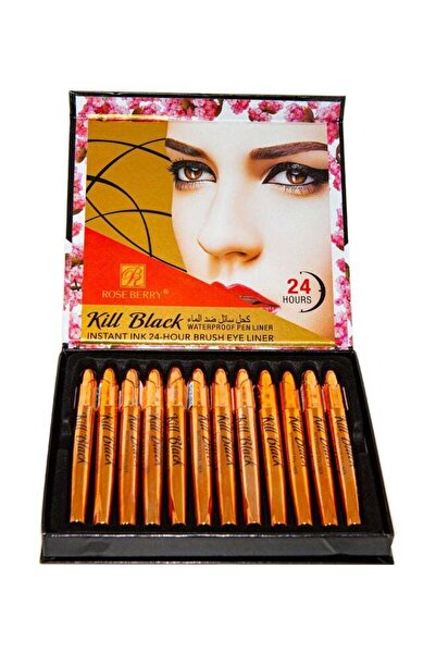 ROSE BERRYY Rose Berry Black Liquid Eyeliner Pen