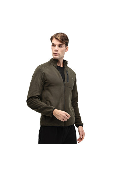 lumberjack Polar Nordic Men's Khaki Mock Neck Jacket