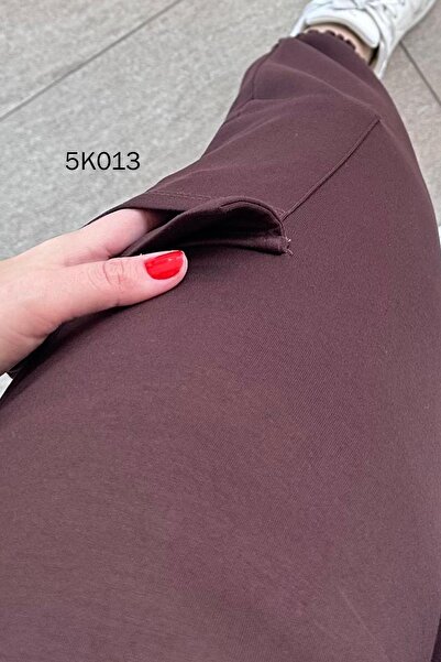 İnce Topuk Modal Fabric Cargo Pocket Pack Sweatpants 5K013