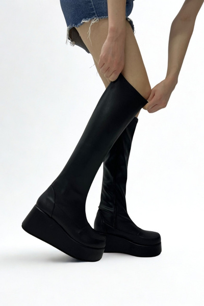 inizio Stretch Thick Sole Women's Boots V4255